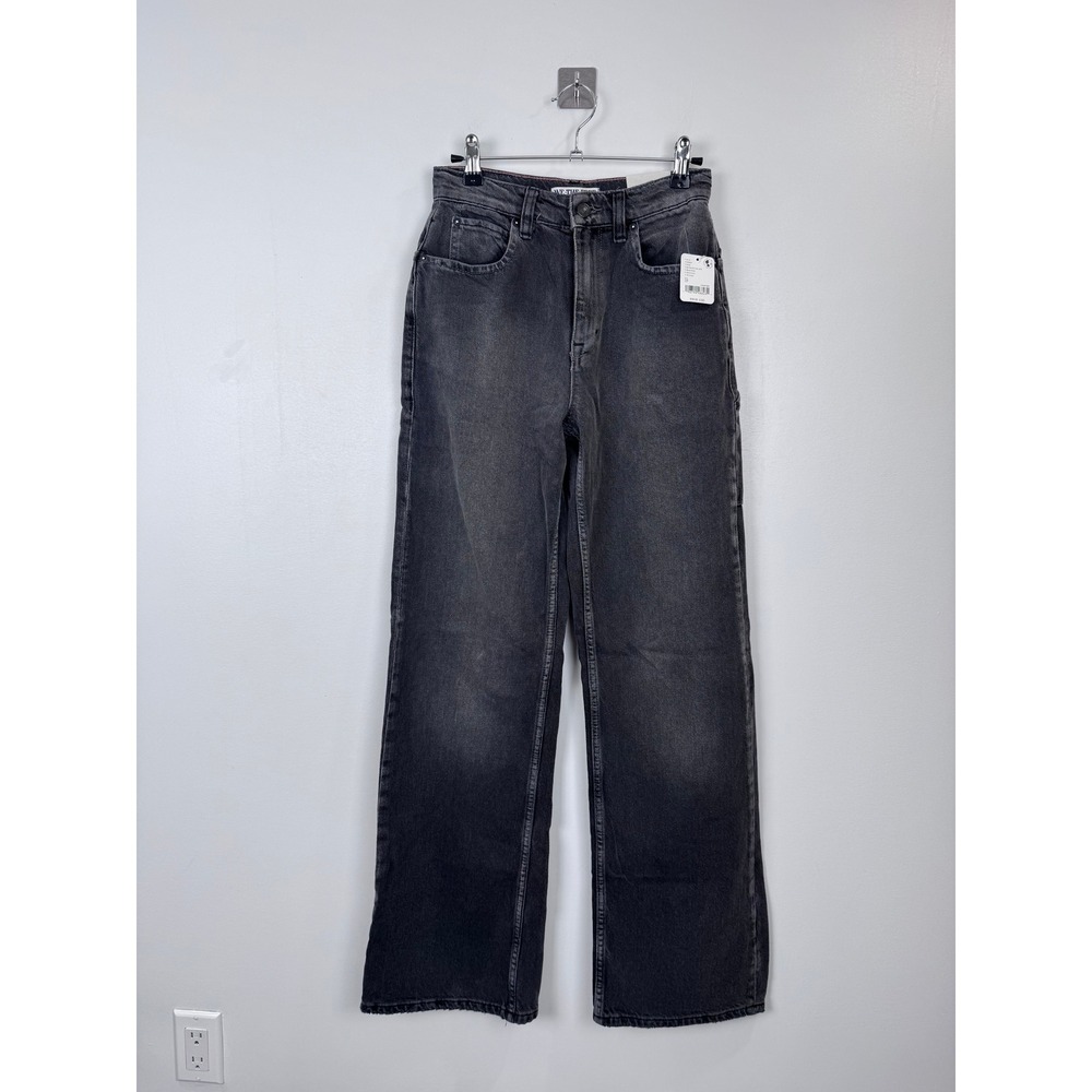 NWT Free People We The Free Tinsley Baggy High Rise Straight Leg Jeans Size 25